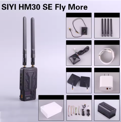SIYI HM30 Sistema FPV de transmisión de imágenes digitales Full HD de largo alcance 1080p 60fps SIYI HM30 Sistema FPV de transmisión de imágenes digitales Full HD de largo alcance 1080p 60fps